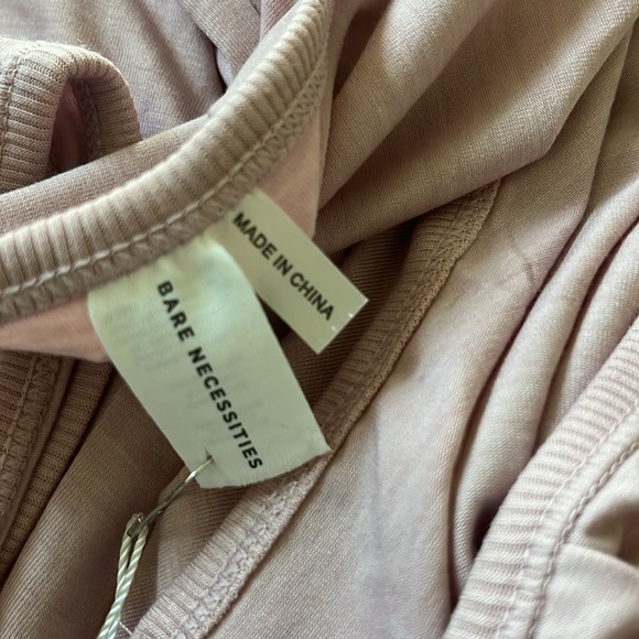 🆕 Bare Necessities Tank Top Pleated Size Small Rose Color - Picture 9 of 10